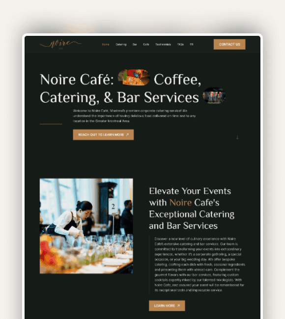 Noire Cafe screenshot 5