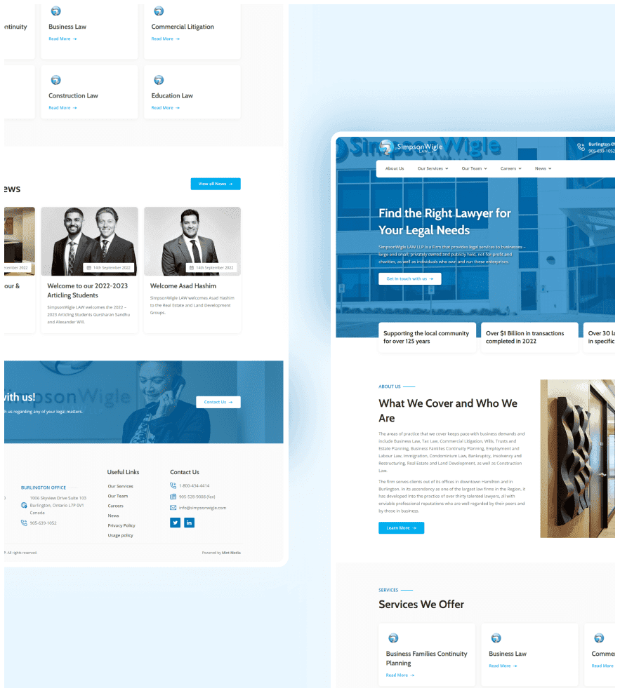 SimpsonWigle LAW LLP screenshot 1